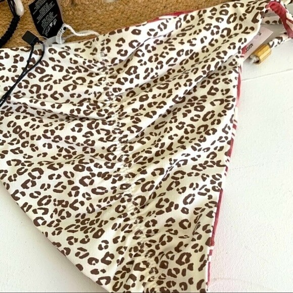 𝅺DOLCE Vita Tie side Cheeky Bikini bottom MEDIUM boho bohemian Reversible NWT - Picture 7 of 11